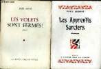 Lot de 2 volumes: Les apprentis sorciers et Les volets sont fermés. Lebois Paul