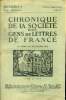 Chroniques de la société des gens de lettres de France N°2 Avril Mai Juin 1947 82è année. Collectif