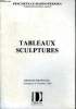 Tableaux sculptures Vente aux enchères du dimanche 8 octobre 1989 à Drouot. Collectif