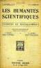 Les humanités scientifiques N°158 17è année scolaire Sciences au baccalauréat N°2 Novembre 1949. Minois S. et Touren R.