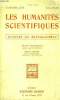 Les humanités scientifiques N°202 21è année scolaire Sciences au baccalauréat N° 6 Mars 1954. Minois Serge