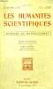 Les humanités scientifiques N°203 21è année scolaire Sciences au baccalauréat N°7 Avril 1954. Minois Serge