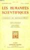 Les humanités scientifiques N°214 22è année scolaire Sciences au baccalauréat N°8 Mai 1955. Minois Serge