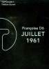 Françoise Dô Juillet 1961 Collection Tapuscrit. Collectif