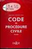 Code de procédure civile annoté 113è édition.. Collectif