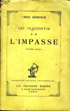 L'impasse 2è édition. Berence Fred