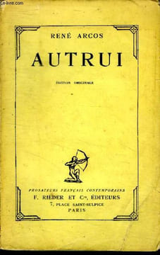 Autrui Edition originale. Arcos René
