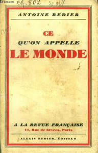 Ce qu'on appelle le monde