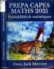 Prepa Capes Maths 2021 - probabilités et statistiques. Mercier Dany-Jack