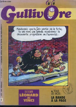 Gullivore N°24 fevrier 1991- leonard de vinci, la bande a la page, trois avions a construire, fuzz et fizzbi, le livre du sage tsien chang, cessez le ...