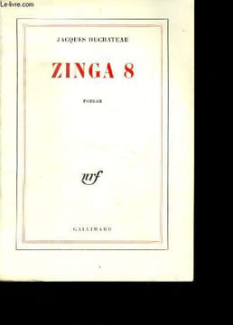 Zinga 8 - roman. DUCHATEAU jacques