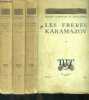 Les freres Karamazov - 3 volumes: tome 1 + tome 2 + tome 3 - les oeuvres completes de dostoievski. DOSTOIEVSKI fedor