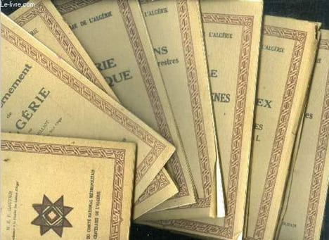Cahiers du centenaire de l'algerie - 8 volumes : Tome 3 + 5 + 6 + 7 + 8 +9 + 11 + 12 - l'evolution de l'algerie de 1830 a 1930- le gouvernement de ...