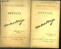 Hernani - lot de 2 fascicules : complet. HUGO Victor