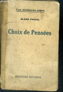 Choix de Pensees - Collection Les Meilleures Pages