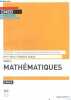 Mathematiques prepa IEP, preparation epreuves d'entree sciences po paris - tome 2 - cours. Burg pierren jacquet sebastien