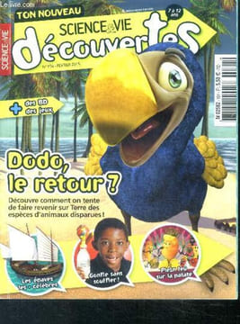 Science & vie decouvertes N°194 fevrier 2015- dodo le retour? decouvre comment on tente de faire revenir sur terre des especes d'animaux disparues- ...