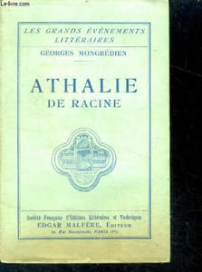 Athalie de racine - collection les grands evenements litteraires