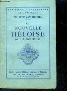 "La nouvelle heloise de J-J rousseau - Collection ""Les Grands Evénements Littéraires"""