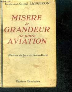 Misere et grandeur de notre aviation