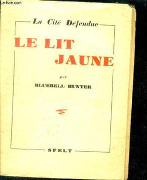 Le lit jaune - la cite defendue tome 2. HUNTER Bluebell