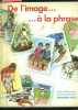 De l'image ... a la phrase - cours elementaire classes de 9e et 10e - collection j. Anscombre. BOSC J.