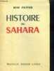 Histoire du sahara. POTTIER RENE