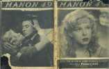Manon 49 - Collection Bibliothèque France-Soir , serie romans films. CLOUZOT henri georges