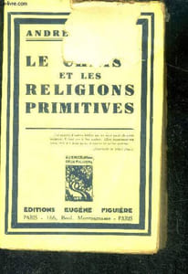 Le christ et les religions primitives