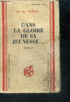Dans la gloire de sa jeunesse ... (evensong) - Collection Tours d'Horizon n°20. NICHOLS BEVERLY