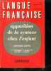 Langue francaise revue trimestrielle N°27- septembre 1975- apparition de la syntaxe chez l'enfant- intonation et syntaxe chez l'enfant francais a ...