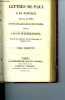 LETTRES DE PAUL A SA FAMILLE Tome III. Sir SCOTT Walter