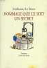 DOMMAGE QUE CE SOIT UN SECRET. LE TOUZE GUILLAUME