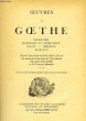 OEUVRES DE GOETHE. GOETHE