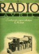 RADIO AVRIL, 2e ANNEE, N° 8, 1936, L'OSCILLOGRAPHE A RAYONS CATHODIQUES GM 3150. COLLECTIF