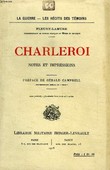 CHARLEROI, NOTES ET IMPRESSIONS. FLEURY-LAMURE