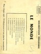 DOCUMENTATION PEDAGOGIQUE, 4e ANNEE, 1953-1954, LE MONDE. COLLECTIF