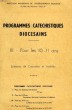 PROGRAMMES CATECHISTIQUES DIOCESAINS, III, POUR LES 10-11 ANS. COLLECTIF