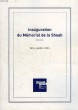 INAUGURATION DU MEMORIAL DE LA SHOAH, DISCOURS. COLLECTIF