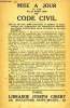 MISE A JOUR N° 110, AU 31 AOUT 1943, DU CODE CIVIL. COLLECTIF