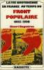 LA VIE QUOTIDIENNE EN FRANCE AU TEMPS DU FRONT POPULAIRE, 1935-1938. NOGUERES HENRI