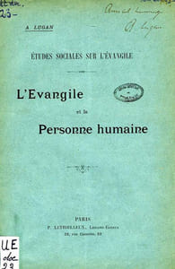L'EVANGILE ET LA PERSONNE HUMAINE