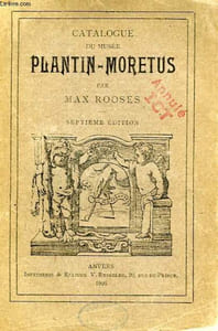 CATALOGUE DU MUSEE PLANTIN-MORETUS