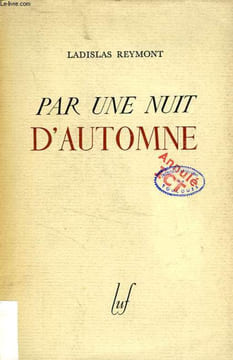 PAR UNE NUIT D'AUTOMNE. REYMONT LADISLAS