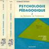PSYCHOLOGIE PEDAGOGIQUE, 2 TOMES. CRUCHON GEORGES