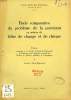 ETUDE COMPARATIVE DU PORBLEME DE LA PROVISION EN MATIERE DE LETTRE DE CHANGE ET DE CHEQUE (THESE). FRACHEBOUD ANDRE