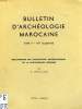BULLETIN D'ARCHEOLOGIE MAROCAINE, TOME II, 1957 (SUPPLEMENT). CHEVALLIER R.