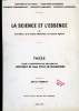 LA SCIENCE ET L'ESSENCE, OU KARL MARX, DE LA MISERE ALLEMANDE A LA SCIENCE LUGUBRE (THESE). FOREST HERVE