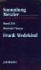 FRANK WEDEKIND. VINCON HARTMUT