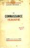 LA CONNAISSANCE HUMAINE. BRUNNER Auguste s.j.